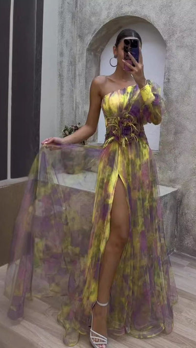 Félina | Robe à Manches Longues