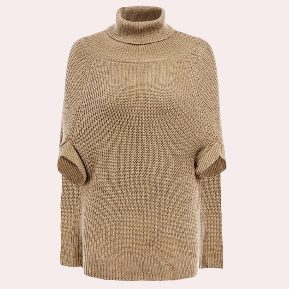 PENNIE - Pull Style Poncho Pour Femmes