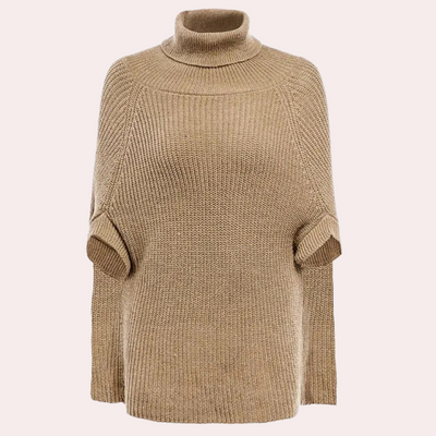 PENNIE - Pull Style Poncho Pour Femmes
