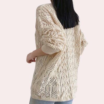 NAYLAH - Pull Aéré Texturés Moderne pour Femmes