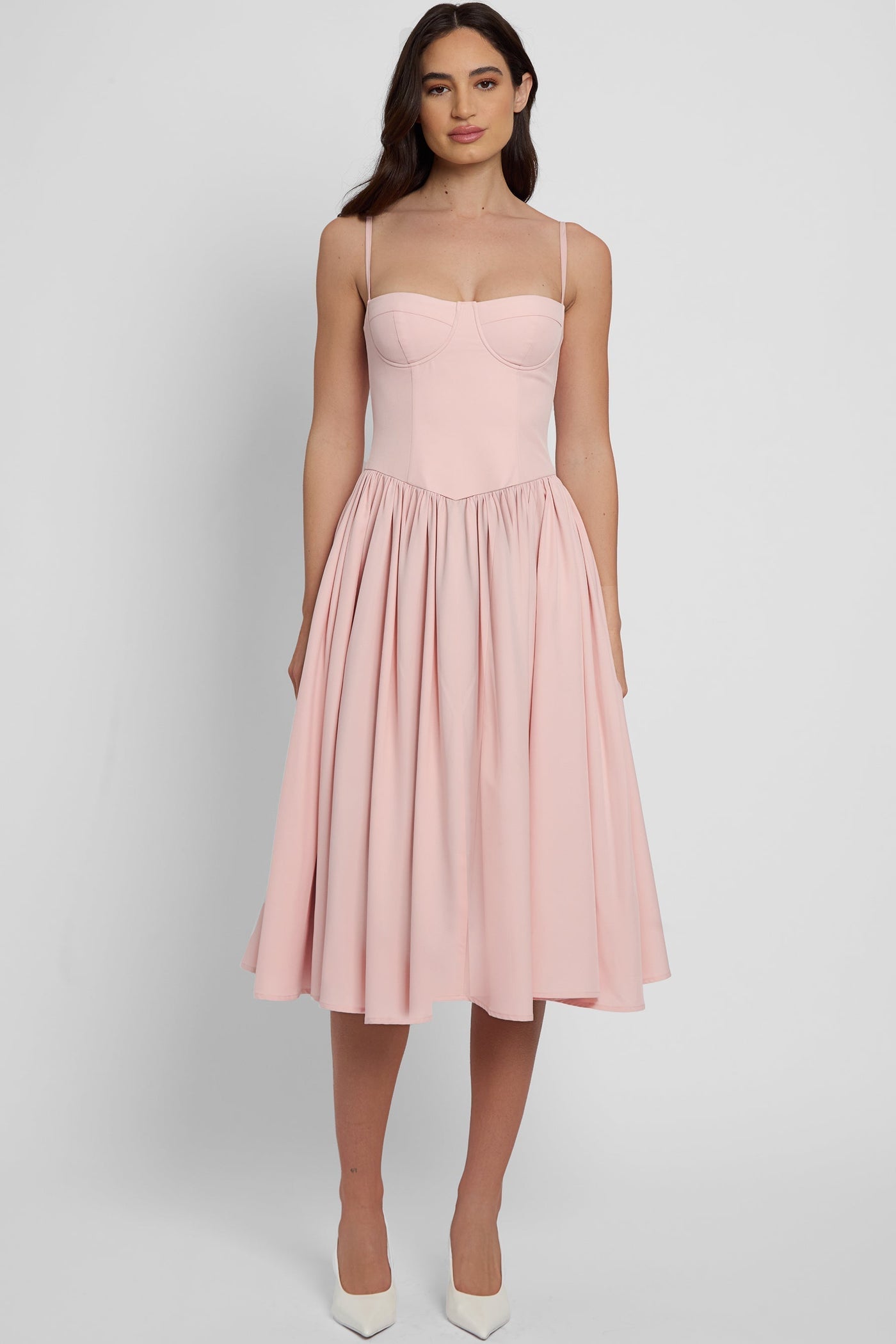 Ciara | Robe bustier midi