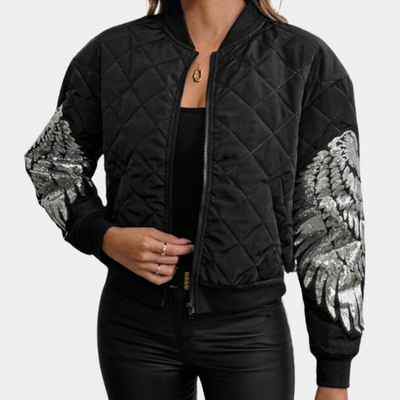 ELLA - Veste à Zip Classique pour Femmes