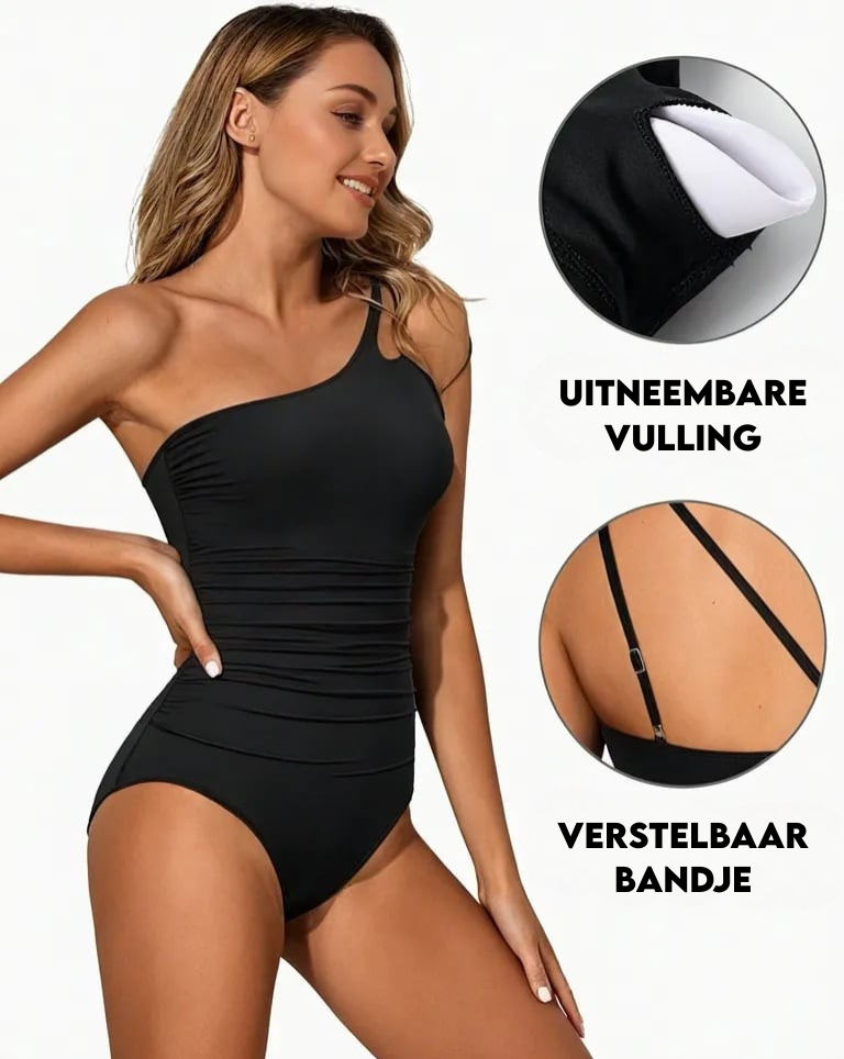 Grace™ | Maillot asymétrique chic