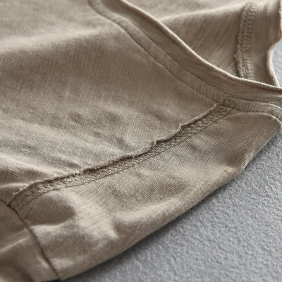 Claus - T-shirt à col en V - Confortable - Homme