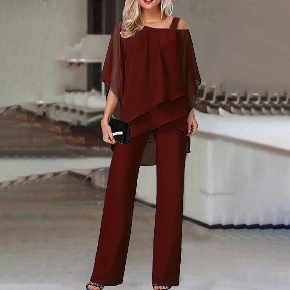 Femme Élégant Deux-pièces Ensemble – Melba