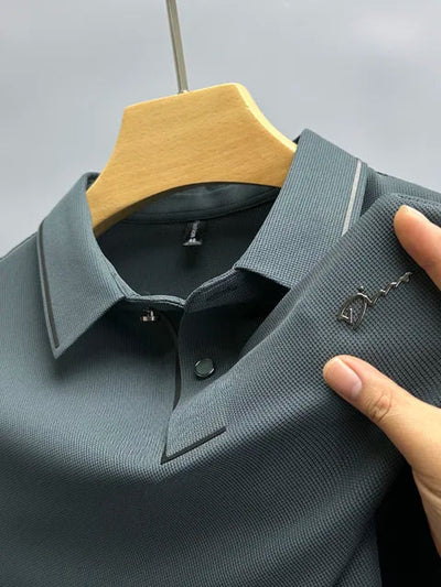 Homme Henley Manche Courte Polo – Chuck