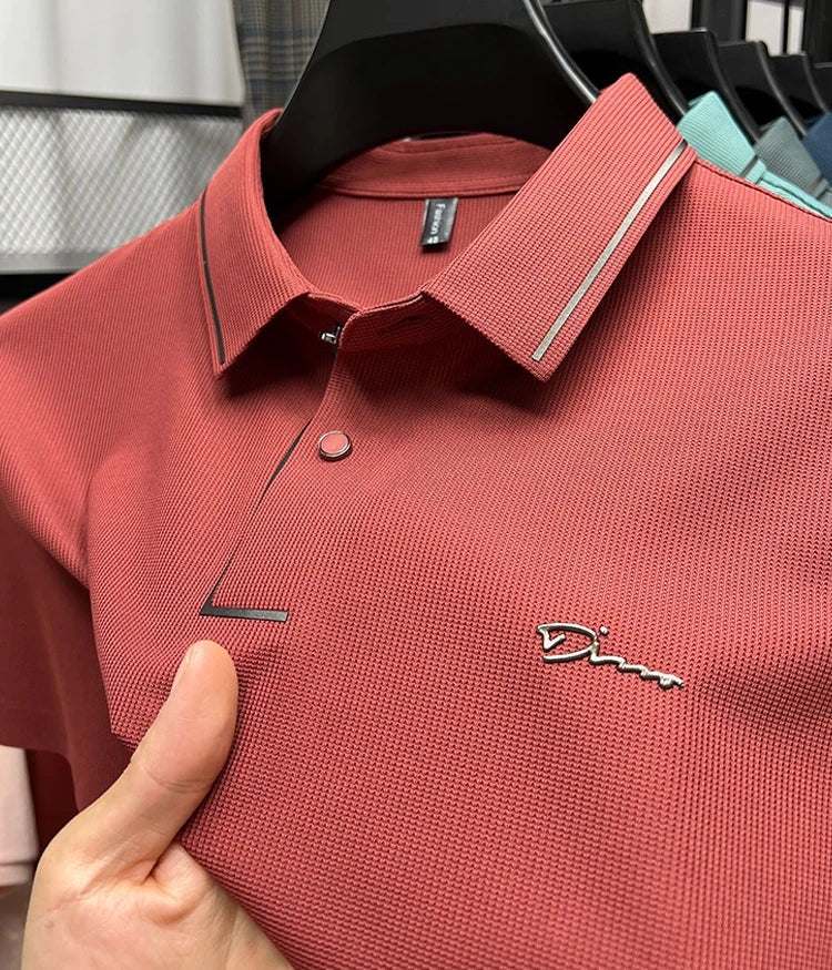 Homme Henley Manche Courte Polo – Chuck