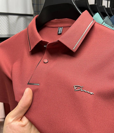 Homme Henley Manche Courte Polo – Chuck