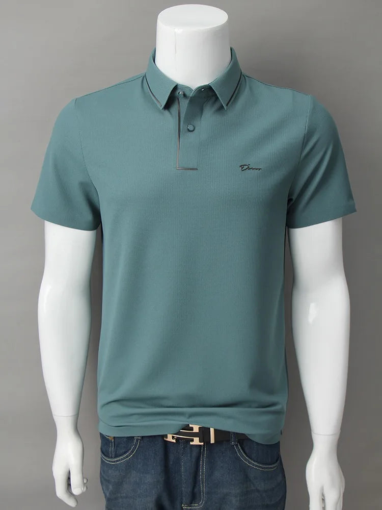 Homme Henley Manche Courte Polo – Chuck