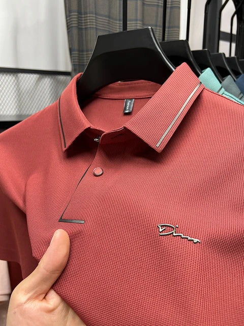 Homme Henley Manche Courte Polo – Chuck
