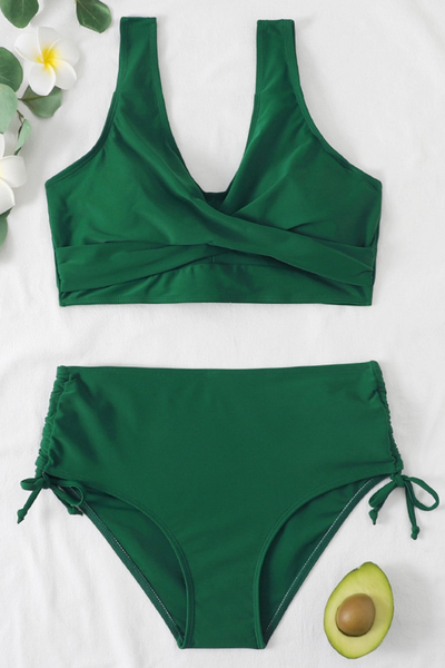 Femme 2 Pièces Grande Taille Bikini – Leola