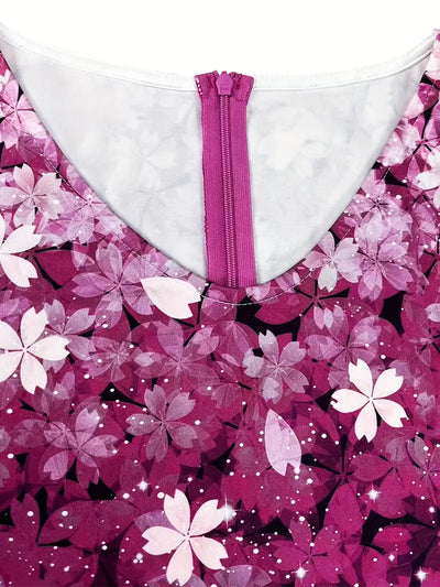 Esmeralda | Robe Éblouissante Géométrique pour Femmes