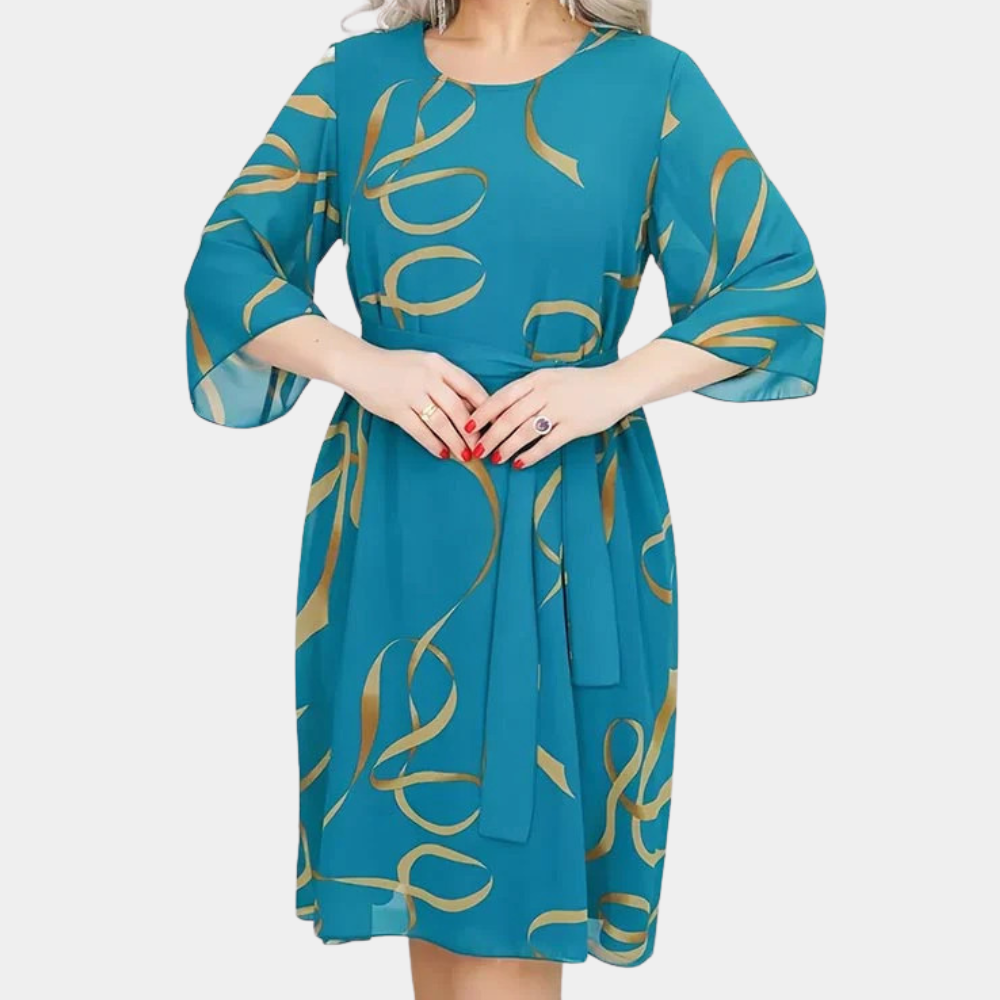 OFELIYA - Robe Midi Décontractée pour Femmes