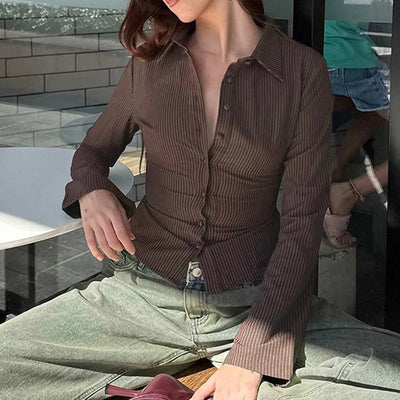 Chemisier à péplum Femme Chic - Winnie