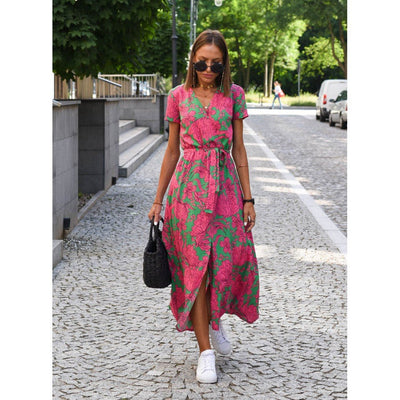Chloé - Robe D'Été Col V En Tissu Léger