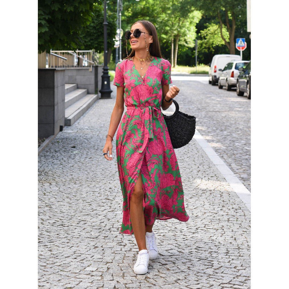 Chloé - Robe D'Été Col V En Tissu Léger