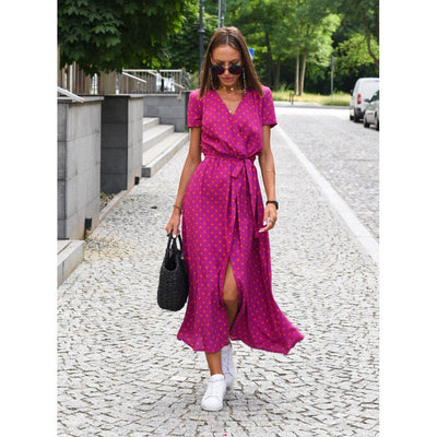 Chloé - Robe D'Été Col V En Tissu Léger