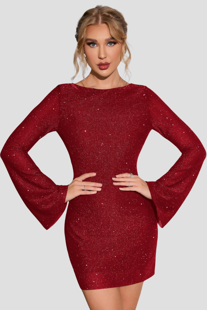 Fleur | Robe à paillettes tendance