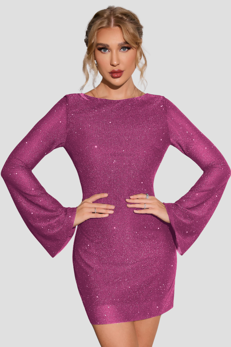 Fleur | Robe à paillettes tendance