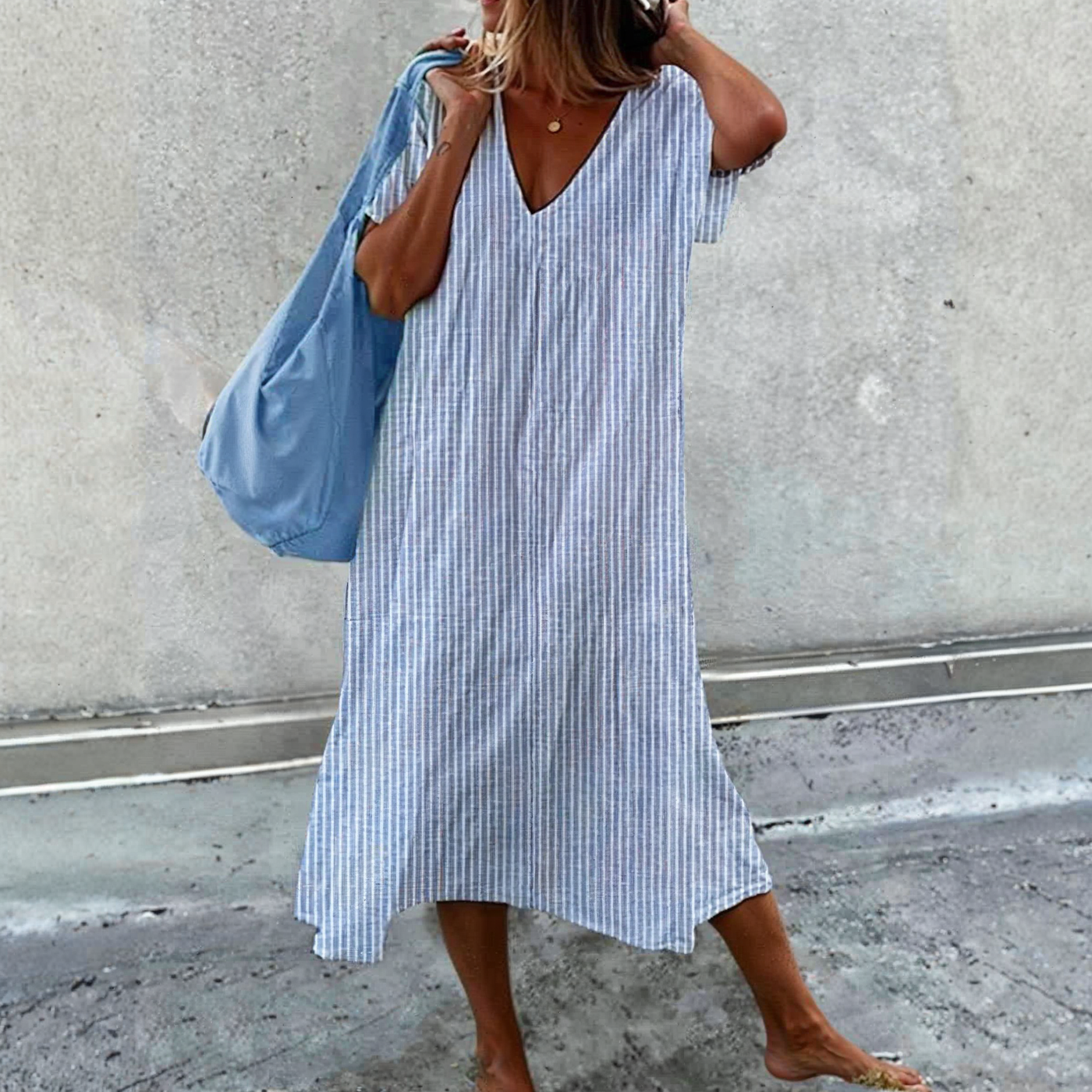 Chloé | Robe rayures chic