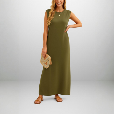 Louise | Robe longue fluide anti-rides