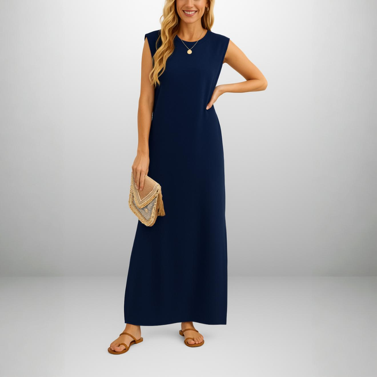 Louise | Robe longue fluide anti-rides
