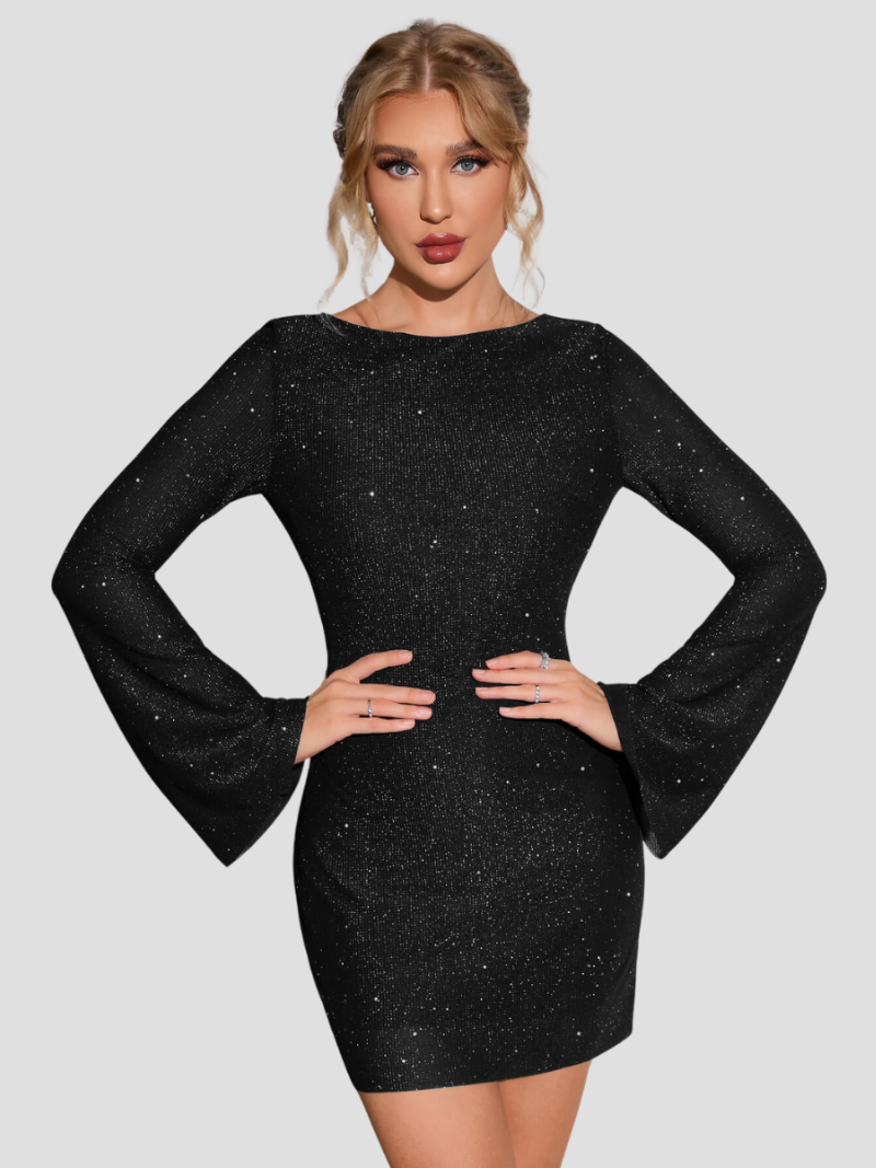 Fleur | Robe à paillettes tendance