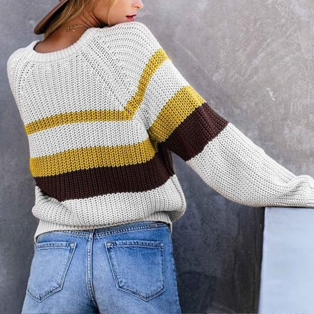 FREDA - Pull classique en tricot pour femmes