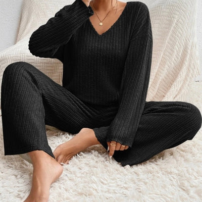 KATHY™ – Elegant 2-delt Strikket Sæt