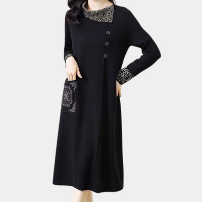 JUNIA - Robe Épaissie Élégante pour Femmes