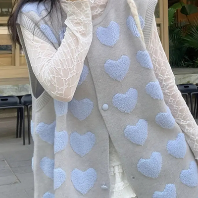 GILDA - Cardigan Tricoté Ample pour Femmes