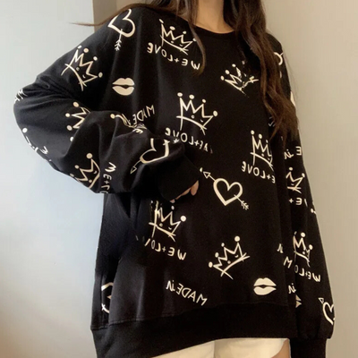JOSIE - Pull à Imprimé Unique pour Femmes