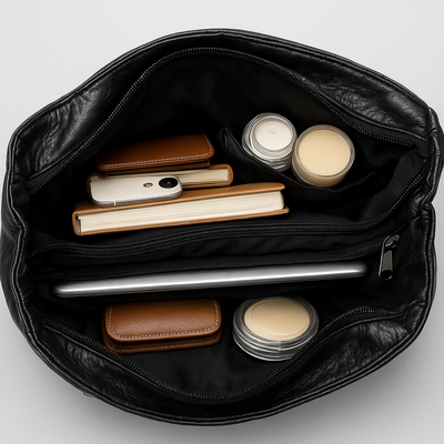 Femme - Sac à bandoulière - Fourre-tout élégant en faux cuir