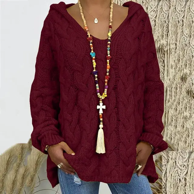 Nora - Pull doux col roulé femme