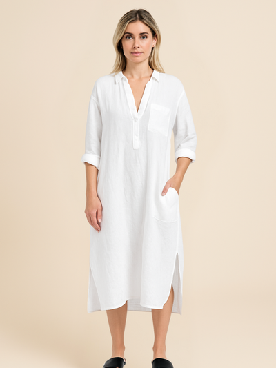 Robe Décontractée en Lin | Élégance Intemporelle | Confort Quotidien