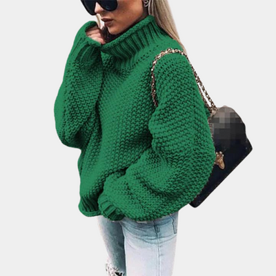Pull Grove - Oversize - Col roulé - Pull tricoté - Vêtements pour femmes