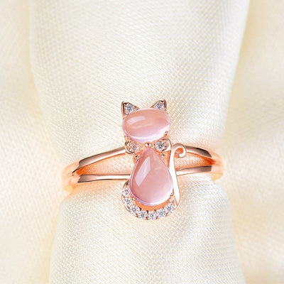 Bague en or rose