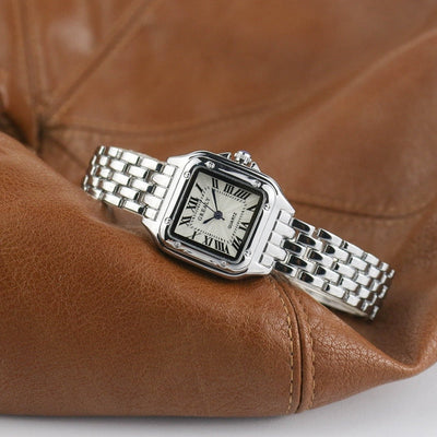 Kara - Montre de luxe chic pour dames avec cadran carré élégant