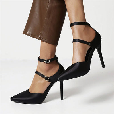 Escarpins en satin