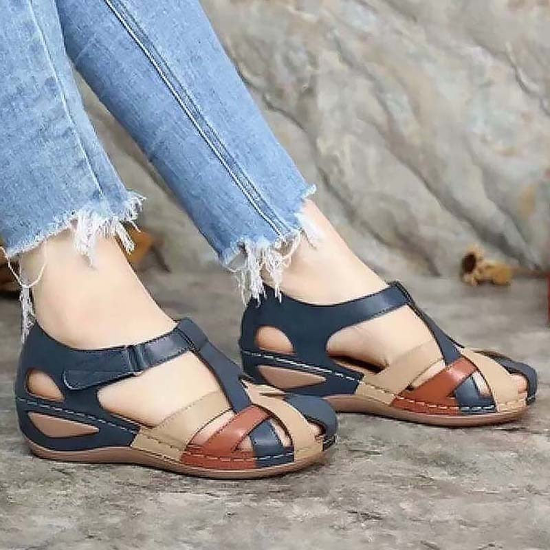 Stéphanie | Sandales Confortable Pour Femme | Compensées