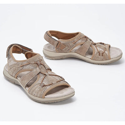 Sandales femme – Bout ouvert – Semelle coussinée – Brides respirantes – Style décontracté