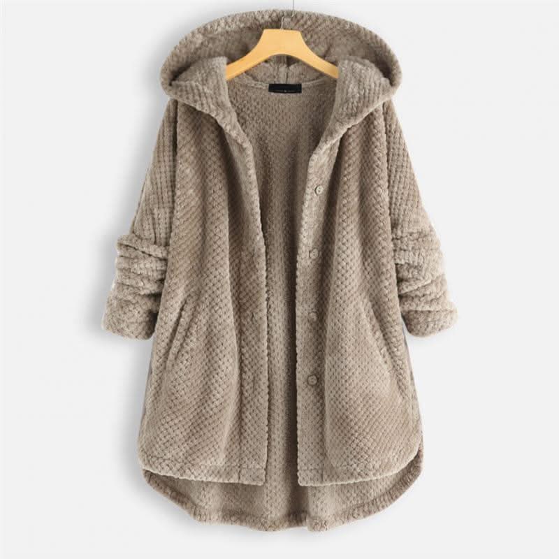 Morgane™| Billie manteau à capuche côtelé