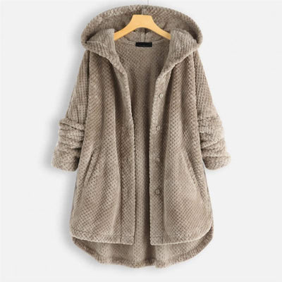Morgane™| Billie manteau à capuche côtelé