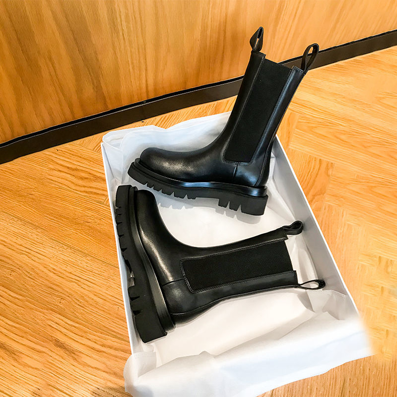 Mathilde | Bottes A Enfiler Pour Femme | Noir