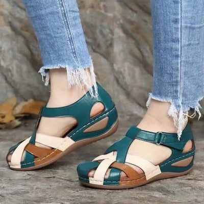Stéphanie | Sandales Confortable Pour Femme | Compensées