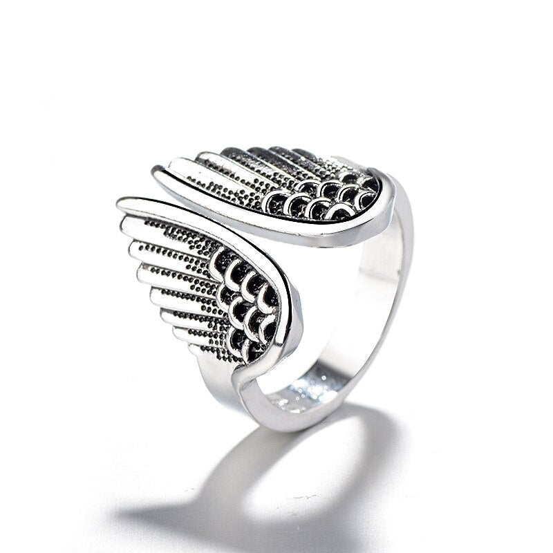 Bague d'ange ajustable en argent sterling 925