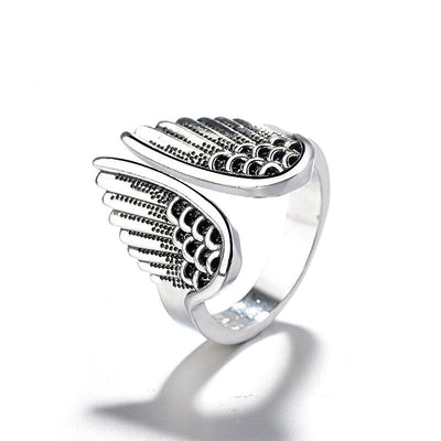 Bague d'ange ajustable en argent sterling 925