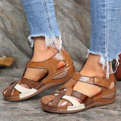 Stéphanie | Sandales Confortable Pour Femme | Compensées