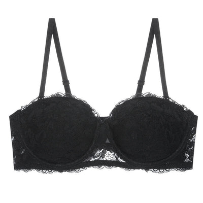 Soutien-gorge balconnet femme – Dentelle respirante – Armatures – Bretelles réglables