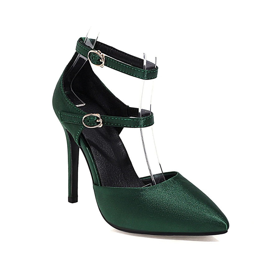 Escarpins en satin